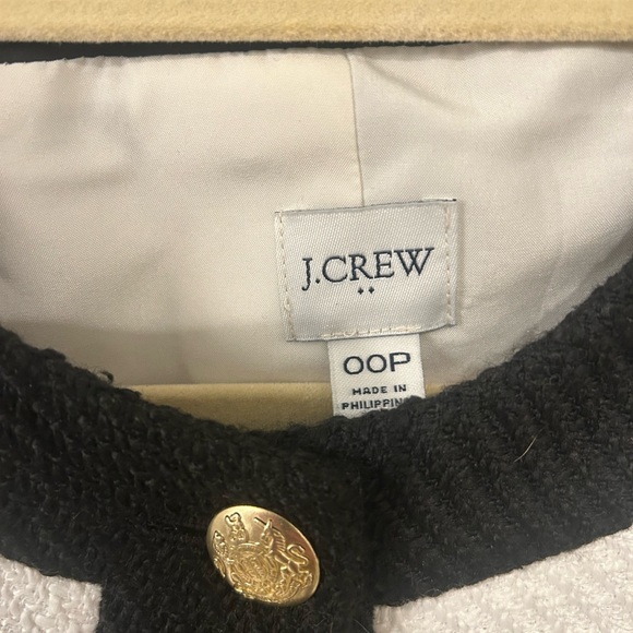 J. Crew Lady Jacket with Black Trim - Picture 2 of 5